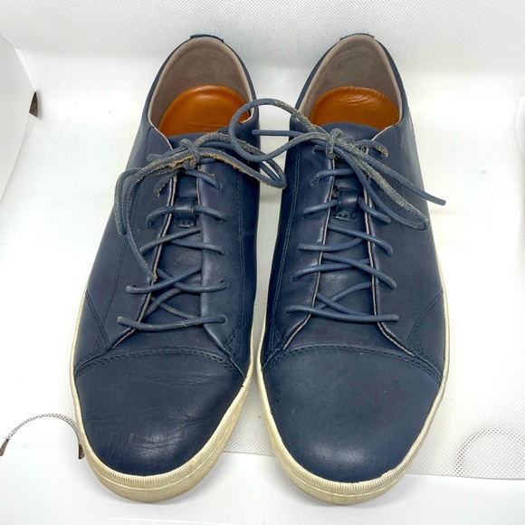 Cole Haan Grand øs Blue leather sneakers - Picture 1 of 4